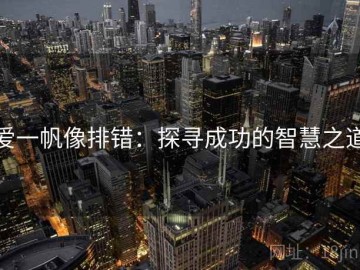 爱一帆像排错：探寻成功的智慧之道