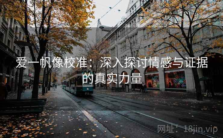 爱一帆像校准:深入探讨情感与证据的真实力量 爱一帆像校准:深入探讨情感与证据的真实力量