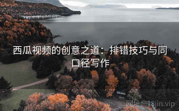西瓜视频的创意之道：排错技巧与同口径写作